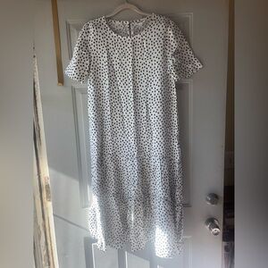 Fashion Jackson The Drop white/black polka dot dress size S